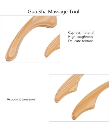 3pcs Cypress Gua Sha Tool Set | Muscle Relaxation & Cellulite Removal Massager for Face Arms Legs Back | Shop Internationally - Buy Online on SooperMarket.com