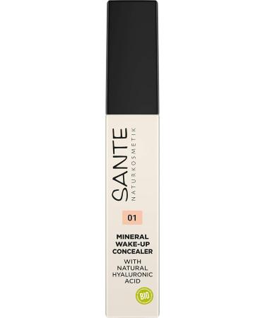 Sante Naturkosmetik Mineral Wake Up Concealer 01 Neutral Ivory - Vegan Covers Shadows & Blemishes Perfect for Contouring 8 ml - International Shipping Available - Buy Online on SooperMarket.com