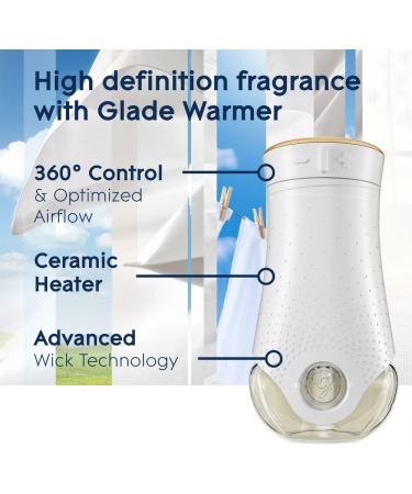 Glade PlugIns Air Freshener Refill Scented and Essential Oils for Bathroom and Home Fragrance Clean Linen 5 Count - Buy Online on SooperMarket.com