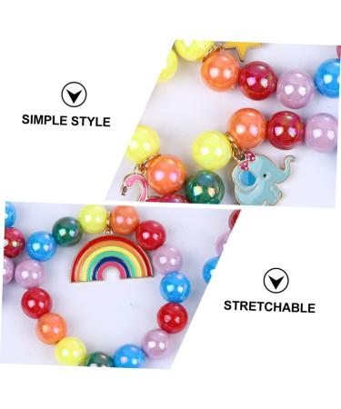 OSALADI Men Bracelets 9pcs Children's Bracelet Bracelets Women Jewelry Set Fashion Acrylic Gemstone Bracelet - Buy Online on SooperMarket.com