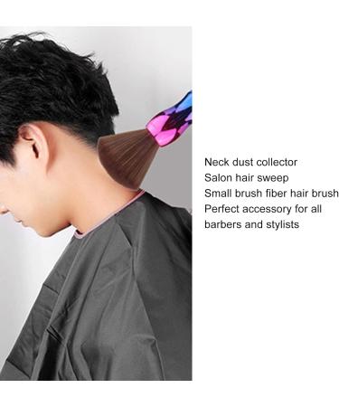 Neck Duster Brush Soft Nylon Bristles Electroplate Ergonomic Barber Hair Cutting Neck Hair Brush Stand Up Base Comfortable Suitable for Barber Shop or Home Use - Buy Online on SooperMarket.com