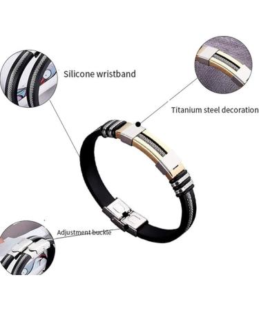 Biancats Prostapower Magnetic Copper Wristband Ion Therapeutic Lympunclog Titanium Wristband-Improves Circulation Adjustable for Men Women (1 Pcs-Rose Gold) - Buy Online on SooperMarket.com