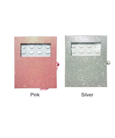 Glitter Paper Eyelash Storage Book - 16 Pairs Organizer & Display Case in Pink - Buy Online on SooperMarket.com