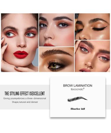 Virtcooy Brow Lamination Kit - Instant Eyebrow Styling Kit - Instant Home Salon Semi-Permanent Eyebrow Beauty Tool to Achieve Fuller Brows - Buy Online on SooperMarket.com