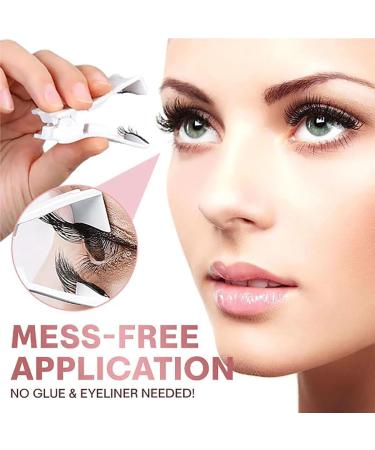 Iris and Ada Magnetic Lashes Lumeer Magnetic Eyelashes with Applicator Reusable Magnetic Eyelashes Natural Look Magnetic Lashes No Glue or Liner Needed (Simple+Nature) - Buy Online on SooperMarket.com