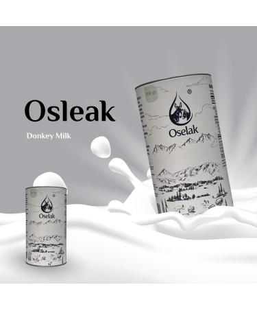 Oselak Donkey Milk Powder 200g Pure and 100% Natural High in Calcium Iron and Vitamin D Similar to Human Breast Milk Rich in Whey Protein Vitamins and Minerals Nothing Added Nothing Removed - Buy Online on SooperMarket.com
