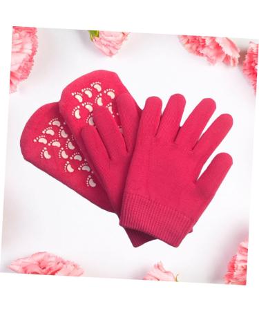 minkissy Silicone Heel Socks Hydrating Gloves Cracked Heels Gel Socks Toeless Gel Socks Spa Gel Gloves Moisturizing Gel Gloves Moisturizing Heel Socks Dry Feet Gel Socks Toe Socks Non-Slip - Buy Online on SooperMarket.com