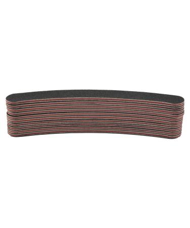 Kuuddker 10 Double Sided 100/180 Grit/Bana Na Curved Nail Files UK Emery Board