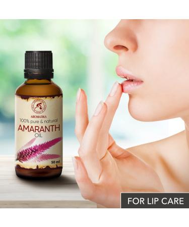 Amaranth Oil 50ml - Pure & Natural Amaranthus Caudatus Seed Oil for Skin Body Hair & Nail Care - Buy Online on SooperMarket.com