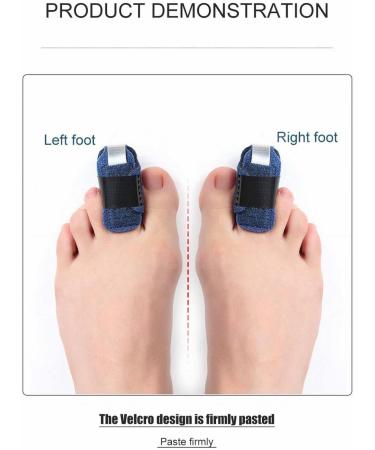HEIMEABI Toe Stabilizer Support Splint - Toe Braces for Curly, Hammer & Curved Toes - Toe Wraps for Tendon Support & Foot Care - One Size Fits All - Buy Online on SooperMarket.com