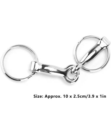 Atyhao Dee Bit Keychain | Zinc Alloy Bridle Horse Keychain for Equestrian Enthusiasts - Buy Online on SooperMarket.com