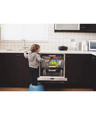 Baby Silicone Placemat Non-Slip Feeding Plate for Toddlers - BPA-Free, FDA Approved, Dishwasher Safe (New Car Blue) - Buy Online on SooperMarket.com