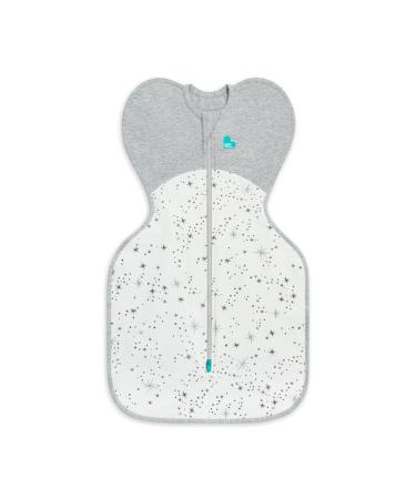 Love To Dream Swaddle Baby Sleeping Bag Swaddle UP Self-Soothing Swaddles for Newborns Get Longer Sleep Snug Fit Helps Calm Startle Reflex Suitable for All Year Round 18-24 C White Newborn Newborn (2.2-3.8kg) North Star White