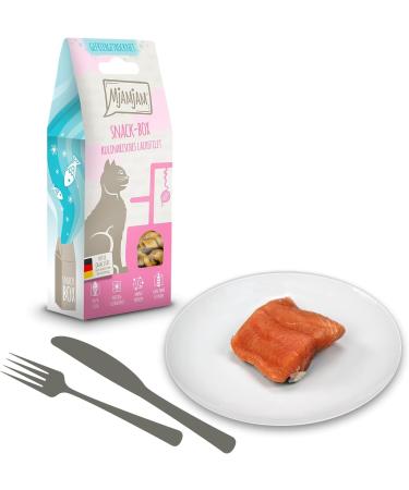 MjAMjAM Premium Snack Box for Cats - Culinary Salmon Fillet 5 x 50g Pack - Ideal International Shipping - Buy Online on SooperMarket.com