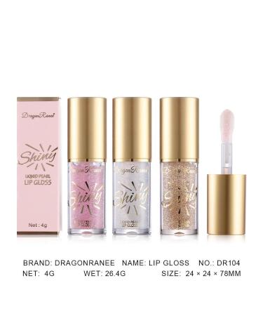 Buy Mirror Glitters Lip Gloss - Long Lasting Moisturizing Shimmering Lipstick (#02 Pink) for International Shipping - Buy Online on SooperMarket.com