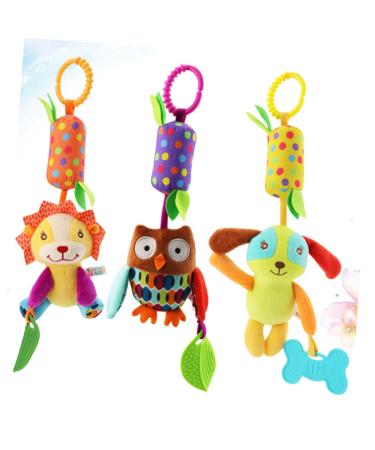 Bestonzon 3-in-1 Cartoon Toddler Toys - Rotating Bells & Bedtime Fun for Babies | International Shipping - Buy Online on SooperMarket.com
