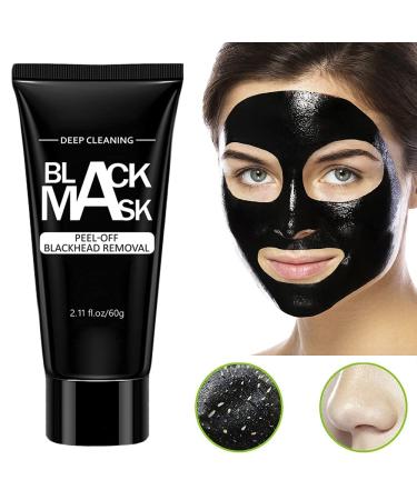 Blackhead Remover Mask | Charcoal Peel Off Facial Mask - Deep Cleansing & Pore Purifying for All Skin Types | 60g - Buy Online on SooperMarket.com