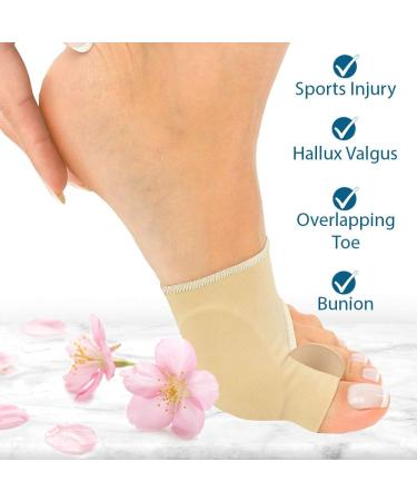 Bunion Corrector Splint with Gel Pads - Orthopedic Relief for Men & Women - Toe Spacer Guard & Separators for Foot Pain Relief (1 Pair) - Buy Online on SooperMarket.com