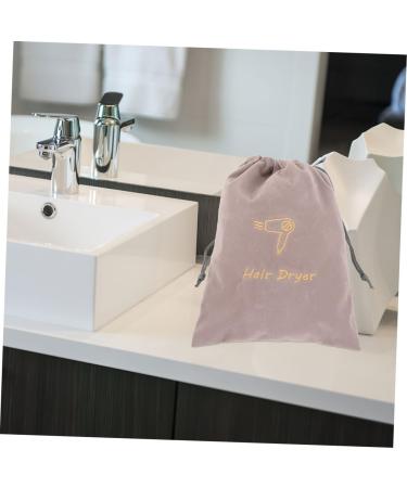 FOYTOKI 2pcs Velvet Bag Hair Dryer Bag Hair Dryer Organizer Storage Bag for Hair Dryer Hair Blow Dryer Bag Hair Dryer Fabric Bag Drawstring Fabric Bags Drawstring Storage Bag - Buy Online on SooperMarket.com