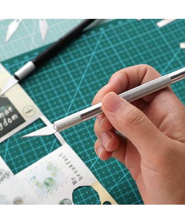 Exacto Knife Precision Carving Craft Hobby Knife Kit with 40 Blades for DIY Art Work Cutting and Scrapbooking - Buy Online on SooperMarket.com