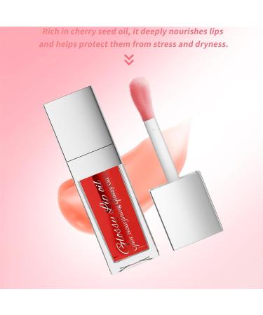 Lip Oil Moisturises and Gives Lipstick Plump and Plump Make-Up 8 ml Butterscotch Sweets (E One Size) 1 count (Pack of 1) E - Buy Online on SooperMarket.com