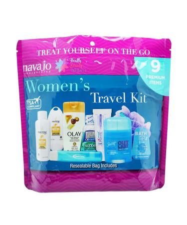 Handy Solutions 9 Piece Resealable Women's Travel Kit