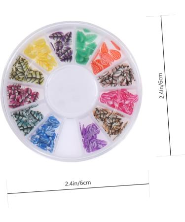 Healeved 16 Boxes Soft Pottery Scrapbooking Embellishment Nail Embellishments Nail Art Slices Bulk Nail Accessories Nail Art Decor Round Spacer Beads Diy Patch Assorted Polymer Clay 3d - Buy Online on SooperMarket.com
