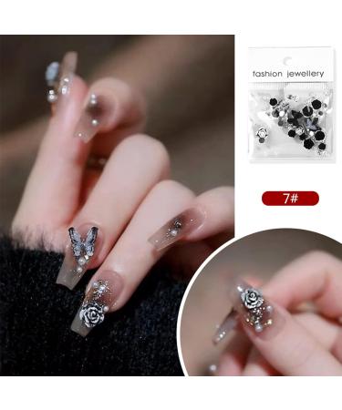 Pearl Mixed Flower Camellia Nail Art Set 3D Nail Art Supplies Nail Tip Nail Glitter Acrylic Nail Art Decorations Nail Art Jewelry 3d Flower Nail Nail Art Kit Nail Art Gems Kit Illusion pearl and s - Buy Online on SooperMarket.com