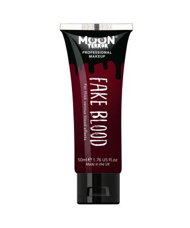 Pro FX Fake Blood by Moon Terror | 50ml | SFX Make up for Halloween Vampire Zombie Theatre | Special Effects Make up 50 ml (Pack of 1)