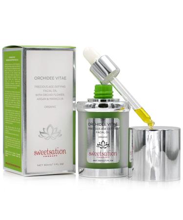 Buy YUNASENCE Orchid e Vitae Organic Anti-Aging Facial Oil Serum - 1oz | Advanced Face Oil with Orchid Argan & Vitamin C - International Shipping Available - Buy Online on SooperMarket.com