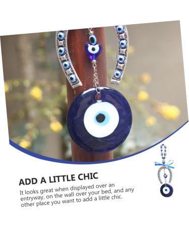 ORFOFE 1pc Blue Eyes Pendant Car Christmas Decorations Car Key Ring Turkish Evil Eye Pendant Household - Buy Online on SooperMarket.com