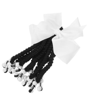 ABOOFAN Braided Wig Ponytail Extension for Women Womens Braid Extensions Bow Braid Wig Braided Ponytail Extension Braided Ponytails Synthetic Hairpiece Africa Miss Chemical Fiber To Weave As Shown 01 24.00X13.00X5.00CM