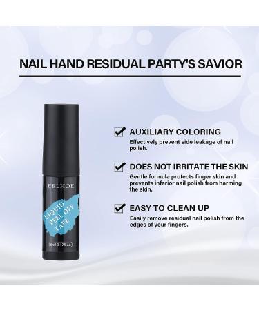 5ML Liquid Nail Lacquer Tape Glue Off Peel Guard - Cuticle Protector for Nails - One Size - Buy Online on SooperMarket.com