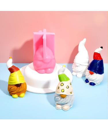 Silicone 3D Gnome Mold for DIY Soap, Resin, Wax, Polymer Clay - 1 Piece - Buy Online on SooperMarket.com