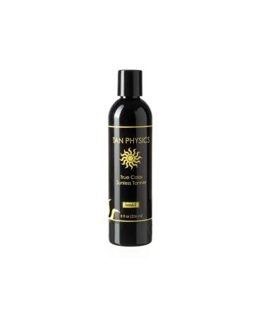 Tan Physics Self Tanner 8 Fl Oz - True Color Sunless Tanner with Blue Makeup Bag | Bestselling Self Tanners for Quick Natural Tan - Buy Online on SooperMarket.com