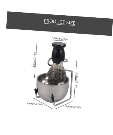 Premium 5 Sets Beard Brush Set - Complete Beard Care & Shaving Accessories for Men | Shaving Kit with Metal Cup & Multi-use Brushes - Buy Online on SooperMarket.com