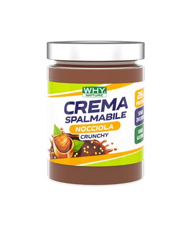 Crunchy Hazelnut Spread. Sugar-Free Gluten-Free Lactose Free Palm Oil Free. 300g Format.