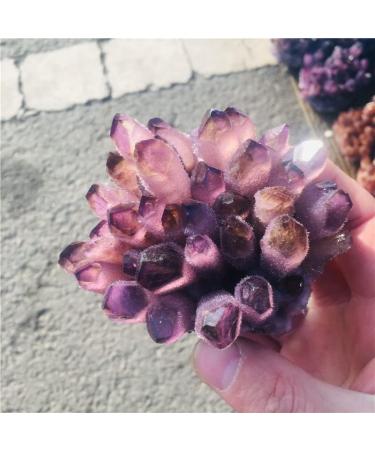 Amethyst Rough Stone Natural Amethyst Specimen Purple Quartz Stone Raw Home Decor (Size : 300-400g) HOMEZHOU - Buy Online on SooperMarket.com
