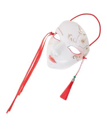 Hootnee bag filler for cosplay-party mask hemp masks Sichuan Opera masks mask for masquerade-party chinese costume masks paper art masks fox masks plastic form tools woman
