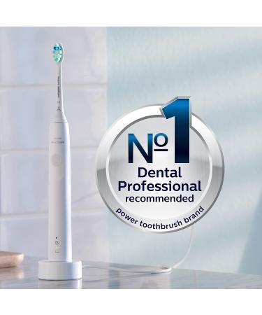 Philips Sonicare 4100 Power Toothbrush - Rechargeable Electric Toothbrush with Pressure Sensor - White HX3681/23 - Buy Online on SooperMarket.com