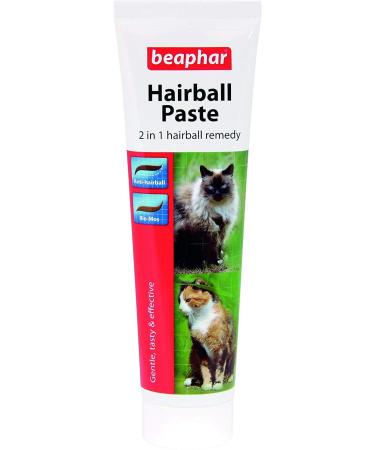Beaphar 2 X Hairball Paste for Cats 2 in 1 100 g (Pack of 2)