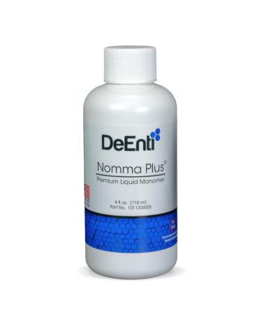 DeEnti Nomma Plus Professional Liquid Monomer EMA Nail Liquid for Acrylic Powder Non-Yellowing Monomer Acrylic Nail Liquid 4oz Bottle Professional Salon Quality Manicure and Pedicure Supplies 4 Ounce