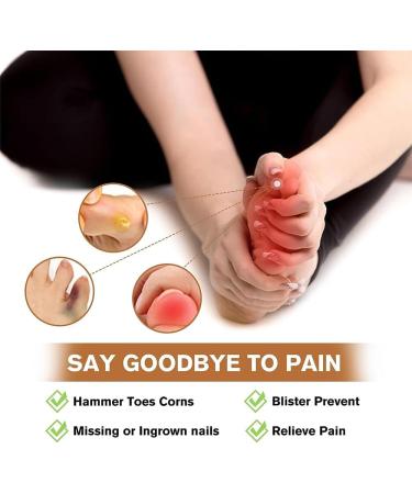 50 Pcs Silicone Anti-Friction Toe Protector Breathable Gel Toe Protector Little Toe Cover Protectors Caps for Men and Women Toe Sleeves with Hole to Protect Toe from Rubbing Corns Blisters etc - Buy Online on SooperMarket.com