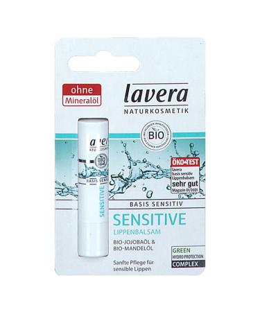 Lavera Basis Sensitive Lip Balm 4.5g - Soothing Natural Lip Care for Sensitive Skin | International Shipping - Buy Online on SooperMarket.com