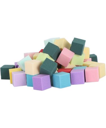 Nail Art Sponge Colorful Portable Multipurpose Nail Makeup Sponge Reusable Soft Compact for Applying Blush - Buy Online on SooperMarket.com