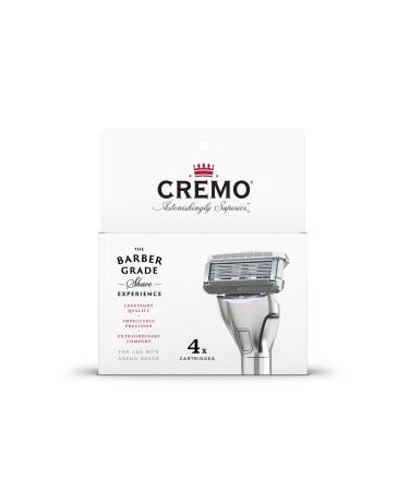 Cremo Astonishingly Superior Razor Refills, (4 Pack)