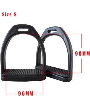 LYXMY Horse Stirrups 1 Pair Lightweight Wide Track Horse Riding Stirrup with Non-slip Rubber Pad Equestrian Supplies for CHIldren or Adults - Buy Online on SooperMarket.com