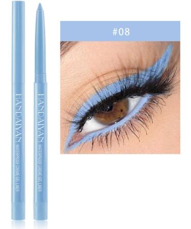 Colourful Eyeliners Matte Eyeliner Pencil Long Lasting Waterproof Makeup Cosmetics 12PCS eyeliner - Buy Online on SooperMarket.com