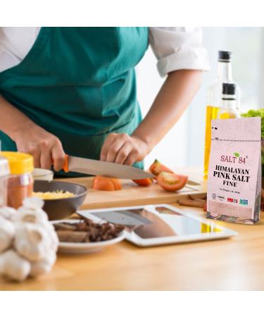 Himalayan Chef Pink Salt Fine Grain 1lb - Pure and Natural | Non-GMO - Buy Online on SooperMarket.com