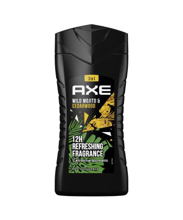 Axe shower gel Wild Mojito & Cedarwood for long -lasting freshness and fragrance after the shower dermatologically tested 250 ml 1 piece 250 ml (1 Pack)